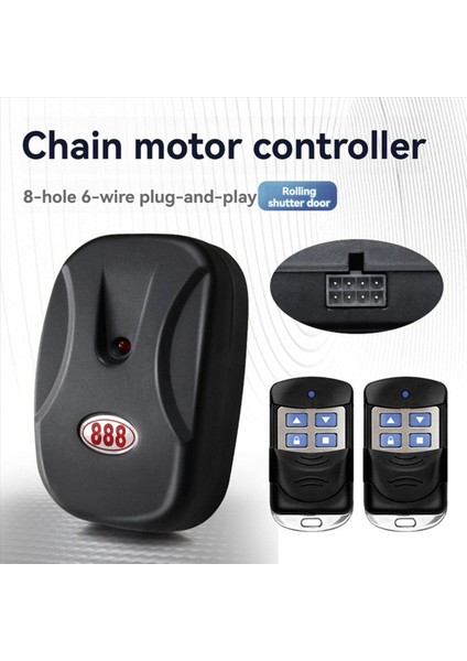 2x 888 Alıcı 433 Mhz AC220V Harici Motor Zinciri Motor Kontrol Garaj Kapısı Panjur Kapı Kontrol Kutusu (Yurt Dışından) indirimleri