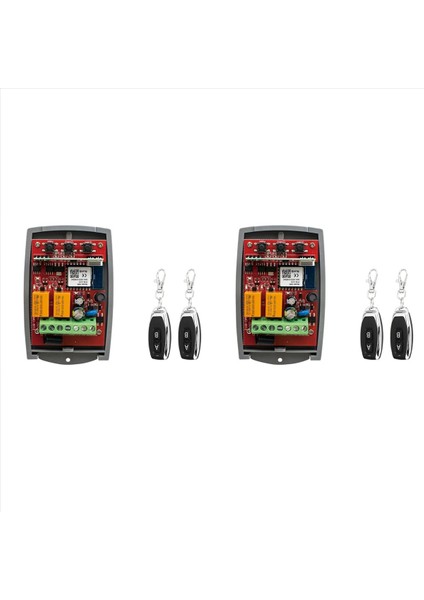 2x Wifi 433MHZ Haddeleme Kod Garaj Kapısı Uzaktan Kumanda Rf Alıcı Akıllı Anahtar Röle 85-250V Akıllı Yaşam App (Yurt Dışından)