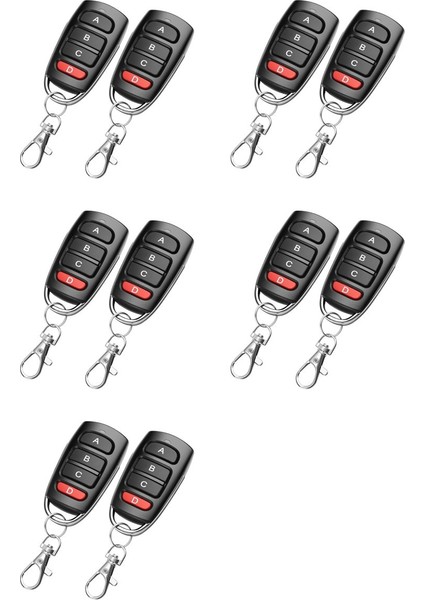 10 Adet Uzaktan Garaj Kapısı Uzaktan 433 92MHZ Uzaktan Kapı Uzaktan Kumandalı Anahtar Fob Garaj Kapısı Elektrikli Kapı (Yurt Dışından)