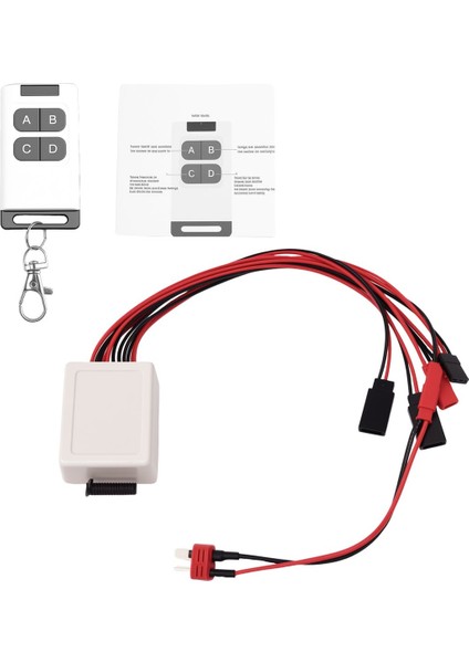 Rc Araba Vinç Kontrolü Kablosuz Uzaktan Kumanda Alıcısı Için 1 10 Rc Paletli Eksenel SCX10 D90 Tamiya CC01 (Yurt Dışından)