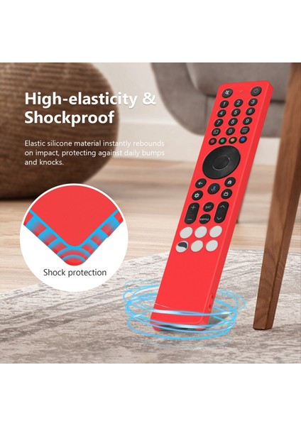 Tcl RC833A Için Silikon Uzaktan Kumanda Kılıfı, Kiraplı Anti-Slip Damla Geçirmez Kapaklı Akıllı Tv Aksesuarları (Yurt Dışından) fırsatları