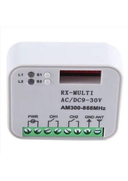 3x Evrensel Garaj Kapısı Uzaktan Kumanda Rx Çok Frekanslı 300-868MHZ Açıcı Anahtarı 9-30V Röle Rx 2ch Röle Modülü (Yurt Dışından) indirimleri