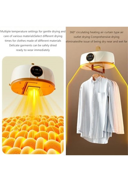 Ev Seyahat Daireler Abd Için Otomatik Katlanır Eller Serbest Kablosuz Hızlı Kurutma Makinesi ile Taşınabilir Elbise Kurutma Makinesi (Yurt Dışından) fiyatları