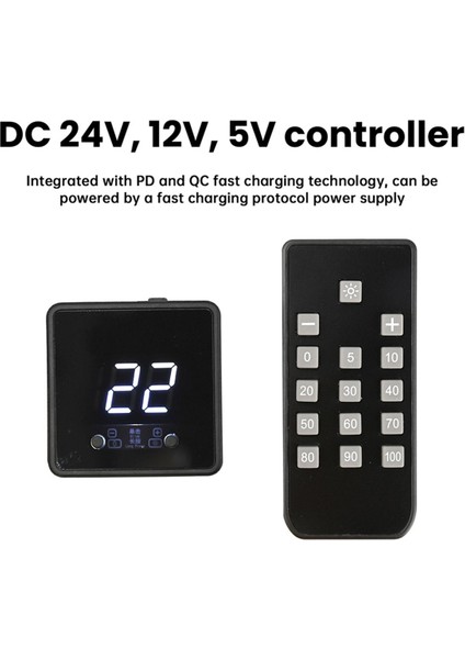 4-Wire Fan Pwm Hız Kontrol Cihazı Dijital Ekran Uzaktan Kumanda Tip-C 24V 12V 5V Kontrol Cihazı Pd Qc Hızlı Şarj (Yurt Dışından) indirimleri