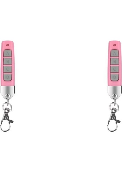 2x 433MHZ Rf Uzaktan Kumanda Garaj Kapıları Kapı Sistemleri Için Kompakt Kablosuz Teksir Evrensel E (Yurt Dışından)