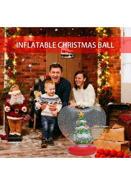 Şişme Noel Topu Kalp Şekli Işık Süsler Heykelcik Açık Yard Havuzu C Için Tatil Şişirme Topu (Yurt Dışından) modelleri