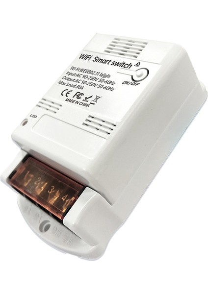 30A 6600W Tuya Wifi Akıllı Röle Modülü Alexa / Google Ev Kontrolü Uzaktan Anahtarlama Ev Otomasyonu (Yurt Dışından)