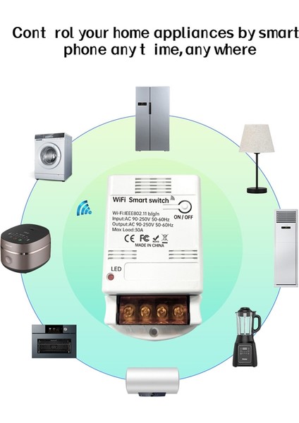 30A 6600W Tuya Wifi Akıllı Röle Modülü Alexa / Google Ev Kontrolü Uzaktan Anahtarlama Ev Otomasyonu (Yurt Dışından) fiyatları