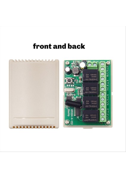 433MHZ Evrensel Kablosuz Uzaktan Kumanda Dc 12V 4ch Röle Anahtarı 4 Düğme Verici Dıy Projeleri Için (Yurt Dışından) fiyatları