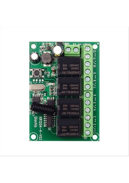 433MHZ Evrensel Kablosuz Uzaktan Kumanda Dc 12V 4ch Röle Anahtarı 4 Düğme Verici Dıy Projeleri Için (Yurt Dışından) indirimleri