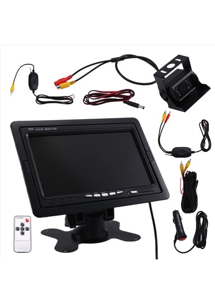 Kamyon Römorku Için 7 Inç Ekran Yedek Kamera ile Monitörle Arka Görünüm Kameralı Park Arabası Tersine Dönen Kamera (Yurt Dışından) modelleri