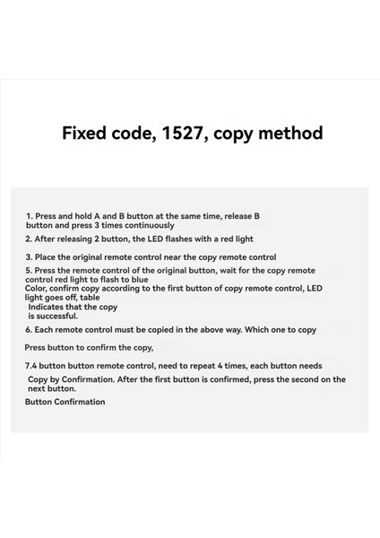2x 300-868MHZ Otomatik Kopyalama Uzaktan Kumanda Elektrikli Garaj Kapısı Açacağı Teksir Klon Kodu 4 Tuşları Verici A (Yurt Dışından) indirimleri