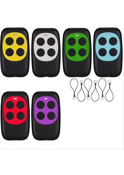 Garaj Kapı Açıcı Uzaktan Kumanda Evrensel 433.92 Mhz Garaj Kapısı Uzaktan Kumanda Garaj Kapısı El Taşıyıcı 6 Pcs (Yurt Dışından)