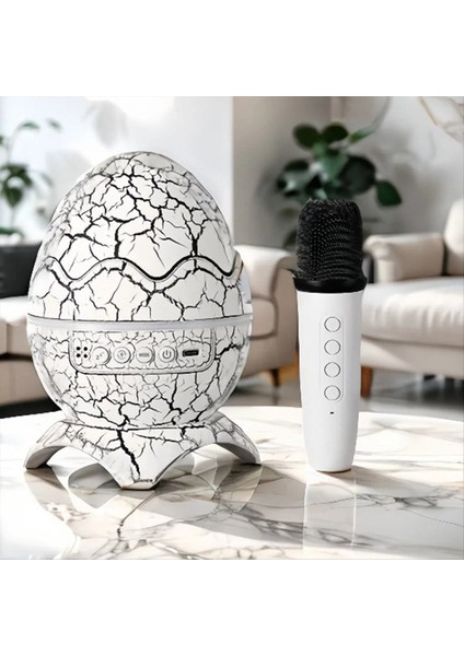 Karaoke Bluetooth Hoparlör Ev Karaoke Mikrofon Açık Kamp Ktv Yatak Odası Atmosfer Işığı Projeksiyon Lambası (Yurt Dışından) modelleri