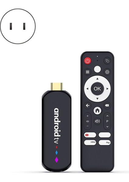Amlogic S905L Tv Kutusu Dört Çekirdekli ANDROID14 0 4K Video Wifi Bt Ses Yardımcısı Uzaktan Kumanda Medya Oynatıcı Tv Sopa Abd (Yurt Dışından) fiyatları