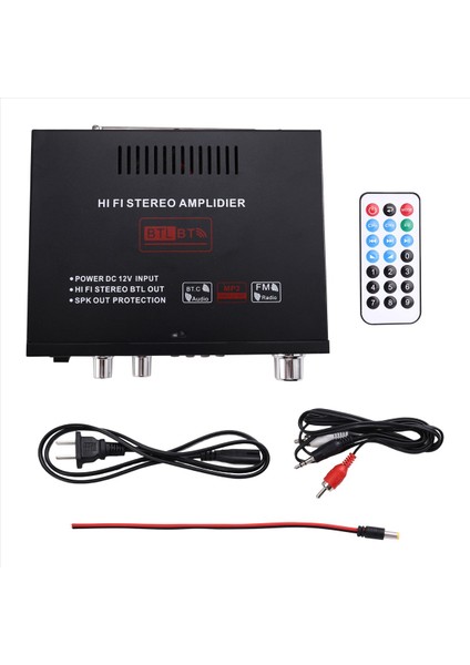 AK35 800W Dijital Amplifikatörler Bas Audio Güç Bluetooth Amp Hifi Fm Subwoofer Hoparlörler Araba Teknesi Keravan Abd Fişi (Yurt Dışından)