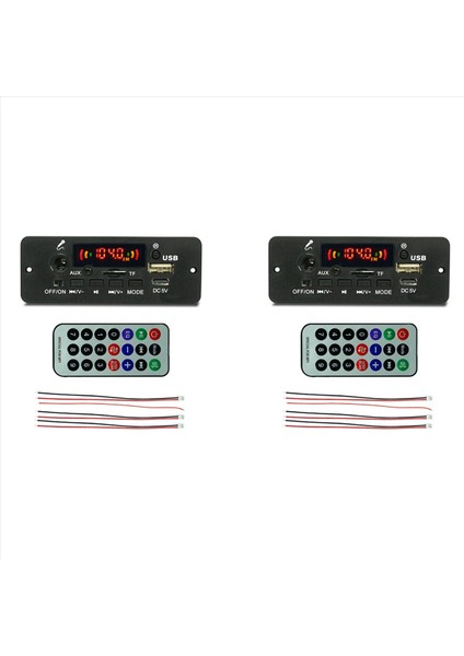 2x Bluetooth Uyumlu Ses Şifre Çözücü Kurulu Amplifikatör JQ-D129BT-A 2X5W Müzik Çalar Aksesuarı Mp3 Wma Wav Flac Kayıpsız (Yurt Dışından)