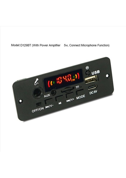 2x Bluetooth Uyumlu Ses Şifre Çözücü Kurulu Amplifikatör JQ-D129BT-A 2X5W Müzik Çalar Aksesuarı Mp3 Wma Wav Flac Kayıpsız (Yurt Dışından) fırsatları