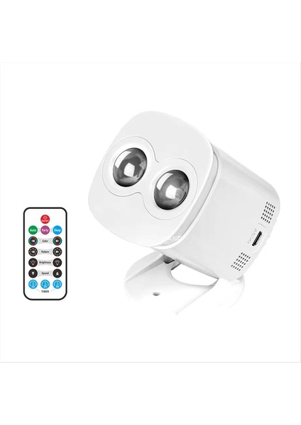 Yıldız Projektör Galaxy Gece Lambası Uzay Projektörü ile Gün Batımı Lambası LED Bulutsusu Lamba Yatak Odası Ev Dekoratif Çocuklar Için Siyah (Yurt Dışından)