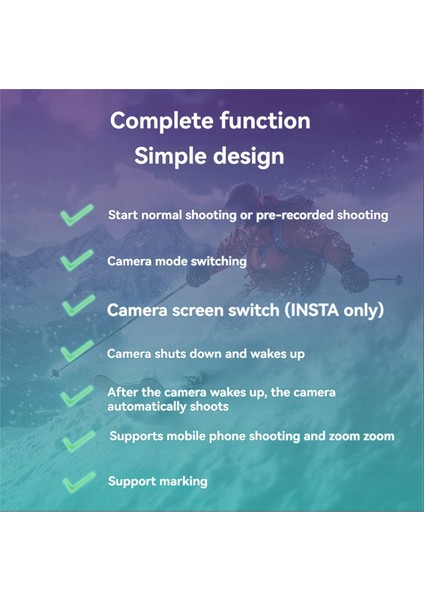 2x Uzaktan Kumanda INSTA360 X4 X3 X2 Ace Pro 2 Gopro 13 Bluetooth Akıllı Fotoğrafçılık Deklanşör Düğmesi Denetleyicisi (Yurt Dışından) fırsatları