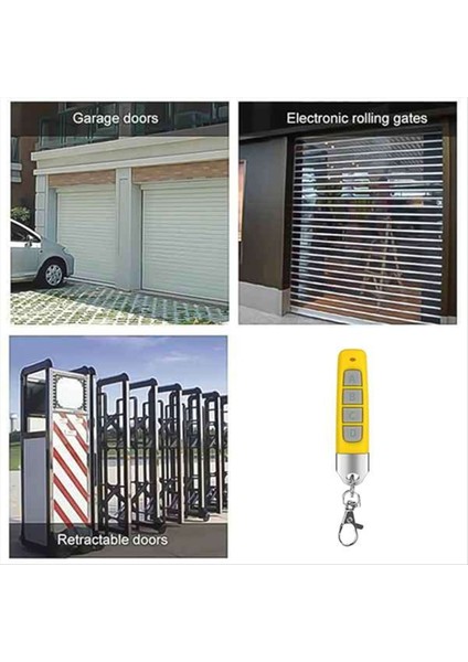5 Adet 433 Mhz Uzaktan Kumanda Kompakt Kablosuz Teksir Garaj Kapıları Kapı Sistemleri Için Evrensel Uyumluluk Beyaz (Yurt Dışından) indirimleri