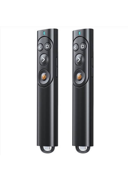 2x Taşınabilir 2 4g Kablosuz Sunucu Uzaktan Kumanda Sayfa Turner Ders Konferans Bilgisayarı Öğretimi Için Uygun (Yurt Dışından)