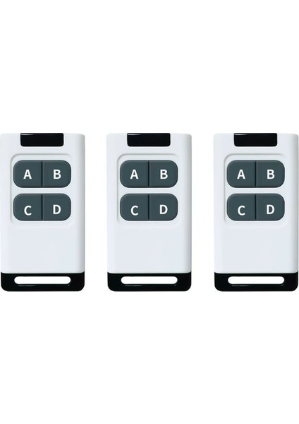 433 Mhz Kopya Uzaktan Kumanda 50 Metre Klon Uzaktan Kumanda Elektrikli Garaj Kapısı Açacağı Denetleyici Teksir Beyaz (Yurt Dışından)