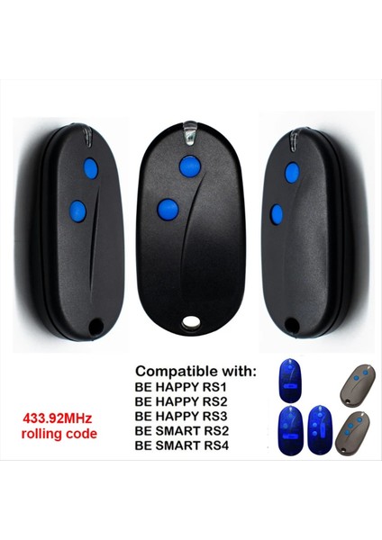 Seav Be-Happy-Rs2 Rs1 Rs3 Be-Smart-Rs2 Rs1 Rs3 Verici 433 92 Mhz Haddeleme Kodu Için Garaj Kapısı Uzaktan Kumanda (Yurt Dışından) fiyatları
