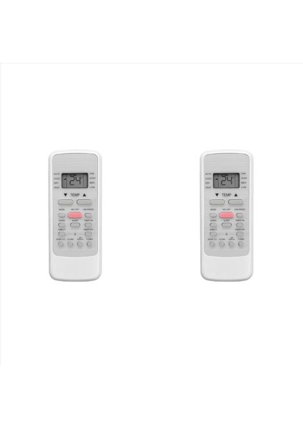 Midea RG51B(1)/EU1 RG51B(2)/E RG51B/E Klima Için 2x Yeni Uzaktan Kumanda (Yurt Dışından)