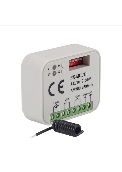 4x Uzaktan Kumanda Anahtarı Alıcısı 300-868MHZ Alıcı Evrensel Ac/dc 9-30V Garaj Kapısı Kontrolü Garaj Anahtarı (Yurt Dışından) fiyatları