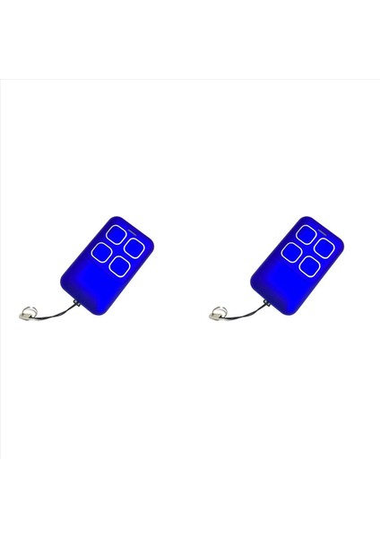 2x Evrensel 280-868MHZ Garaj Kapısı Klon Uzaktan Kumanda 4 Tuşları Uzaktan Kumanda Kopya Elektrikli Kapı Uzaktan Kumanda Mavi (Yurt Dışından)