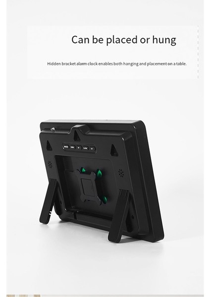 Büyük Ekran Sıcaklık ve Nem Göstergeli Akıllı Sessiz LED Duvar Saati Hava Durumu Saati Çok Fonksiyonlu Dijital Alarm (Yurt Dışından) fırsatları