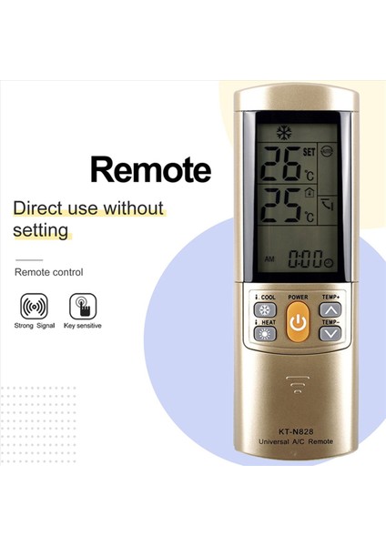 2x KT-N828 Evrensel Ac Uzaktan Kumanda Klima Uzaktan Kumanda KT-N828 - Verimli Yedek Uzaktan Kumanda (Yurt Dışından) modelleri