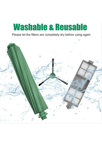 1 Takım Irobot Roomba 205 Dustcompactor Vac Robotlu Süpürge Parçaları Ana Yan Fırça Hepa Filtreleri (Yurt Dışından) fırsatları