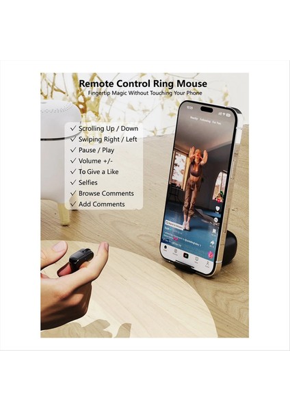 Taşınabilir Kablosuz Bluetooth Parmak Yüzük Çift Modlu Mause Uzaktan Kumanda Sayfası Tablet Pc Telefon Için Dokunmatik Yüzeyli Çevirme Fareler (Yurt Dışından) fiyatları