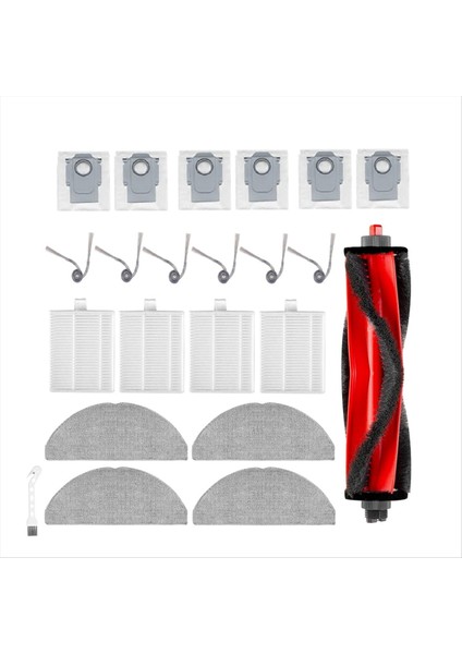 22 Adet Roborock Q7 M5 / Q7 M5+ / Q7 L5 / Q7 L5+ Vakum Robotu Ana Yan Fırça Paspas Filtresi Toz Torbaları (Yurt Dışından) fiyatları