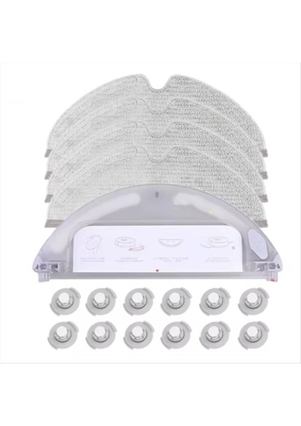 Roborock S6 Maxv S6 Saf S5 Max S4 E4 E35 E2 Paspas Bezi Su Deposu ve Su Çekirdeği Için Yedek Aksesuarlar (Yurt Dışından)