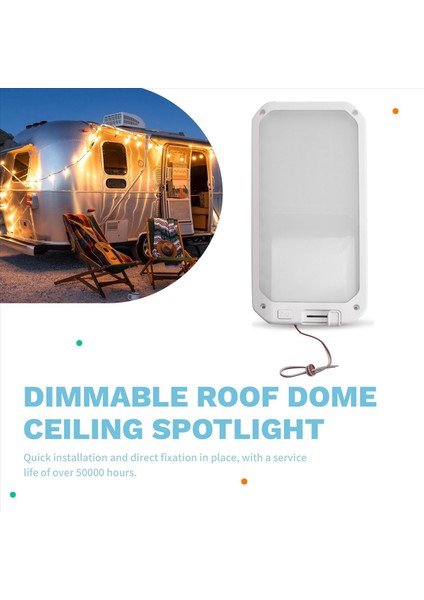 12 V-24 V Kısılabilir Çatı Kubbe Tavan Spot Işık Bellek Fonksiyonu Ince Ince Iç Tavan Aydınlatması Rv Karavan Deniz Tekne (Yurt Dışından) fırsatları