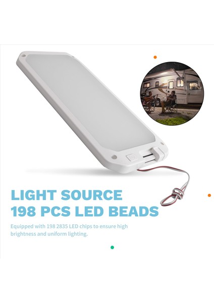 12 V-24 V Kısılabilir Çatı Kubbe Tavan Spot Işık Bellek Fonksiyonu Ince Ince Iç Tavan Aydınlatması Rv Karavan Deniz Tekne (Yurt Dışından) indirimleri