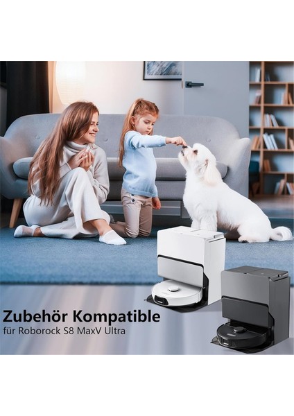 Roborock S8 Maxv Ultra Robot Süpürge Için Yedek Parçalar Ana Fırçalar Mendil Yan Silecekler Yan Fırçalar Filtreler (Yurt Dışından) modelleri