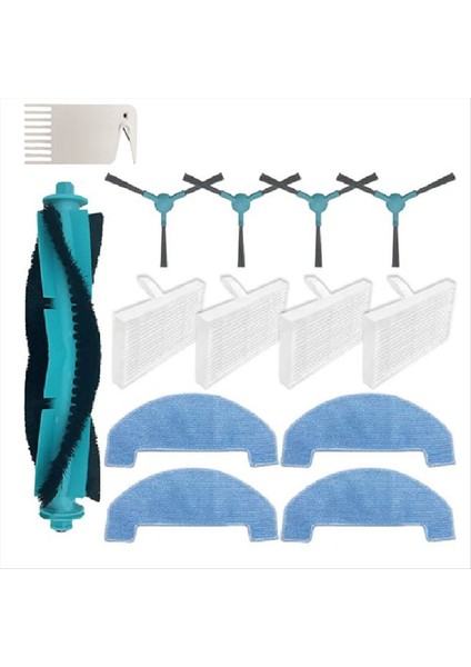 Dreame Mova E10 E20 Artı Trouver E10 E20 Pro Artı Elektrikli Süpürge Parçaları Rulo Fırça Yan Fırça Filtre Paspas Pedi (Yurt Dışından)