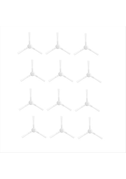 Xiaomi Mijia Mop 2 PRO/STYTJ02YM 2s/3c/conga 3490 Viomi V2 Pro/v3 Se Süpürgesi Için 12 Adet Yan Fırça (Yurt Dışından)