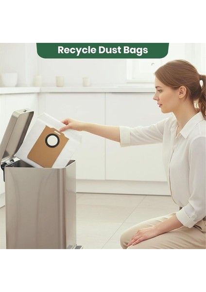14 Paket Toz Torbaları Monsga Ms1 Max Robot Vakum Torbaları Büyük Kapasiteli Çantalar Ev Elektrikli Süpürge Aksesuarları (Yurt Dışından) fırsatları