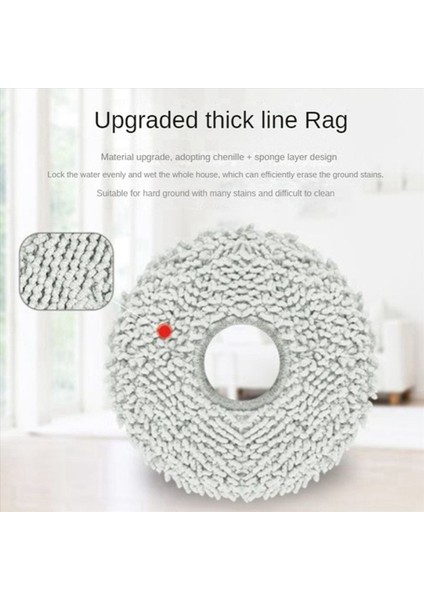 14 Adet Proscenic M9 Robotlu Süpürge Yedek Yedek Parça Ana Yan Fırça Hepa Filtre Paspas Bezi Toz Torbası (Yurt Dışından) modelleri