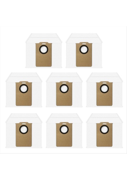 8 Adet Toz Torbası Monsga Ms1 Max/ultenic T10 Lite/liectroux M70 Pro/bpmıo B15 Artı/lubluelu L15 Artı Vakum Parçaları (Yurt Dışından) fiyatları