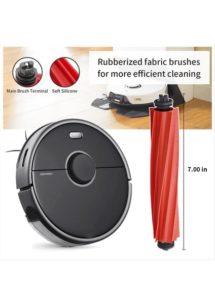 Ana Yan Fırça Paspas Kumaş Hepa Filtre Toz Torbası Aksesuarları Roborock S8 Pro Ultra S8+ Yedek Parçalar (Yurt Dışından) modelleri