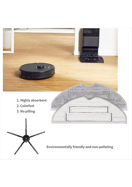 Ana Yan Fırça Paspas Kumaş Hepa Filtre Toz Torbası Aksesuarları Roborock S8 Pro Ultra S8+ Yedek Parçalar (Yurt Dışından) fırsatları