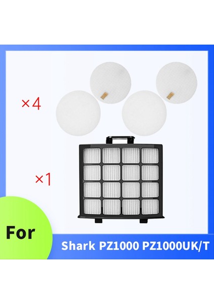Shark PZ1000 PZ1000UK/T Serisi El Akülü Vac Yedek Parça Aksesuarları Filtre Filtre Pamuk (Yurt Dışından) modelleri
