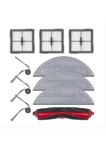 10 Adet Yedek Parçalar Roborock Q10 S5 /Q10 S5+/Q10V /Q10V+/Q10 Vf /Q10 Vf+ Vakum Parçaları Ana Yan Fırça Filtre Paspas (Yurt Dışından) fiyatları