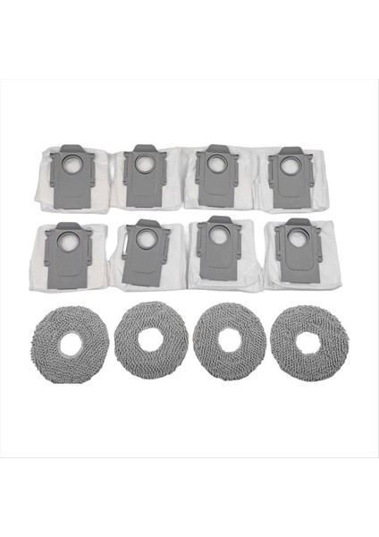 Roborock Qv 35A / Qr 798 / Qr 598 Elektrikli Süpürge Robotu Süpürgesi Yedekleri Için Yedek Paspas Bezi Toz Torbaları (Yurt Dışından)